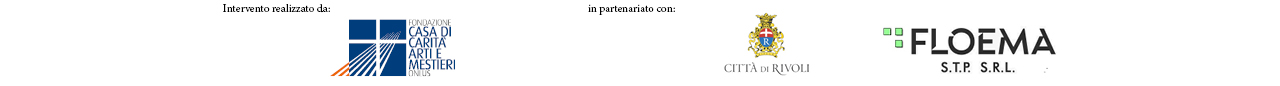 loghi schede corso sito partenariato casa di carita citta rivoli floema