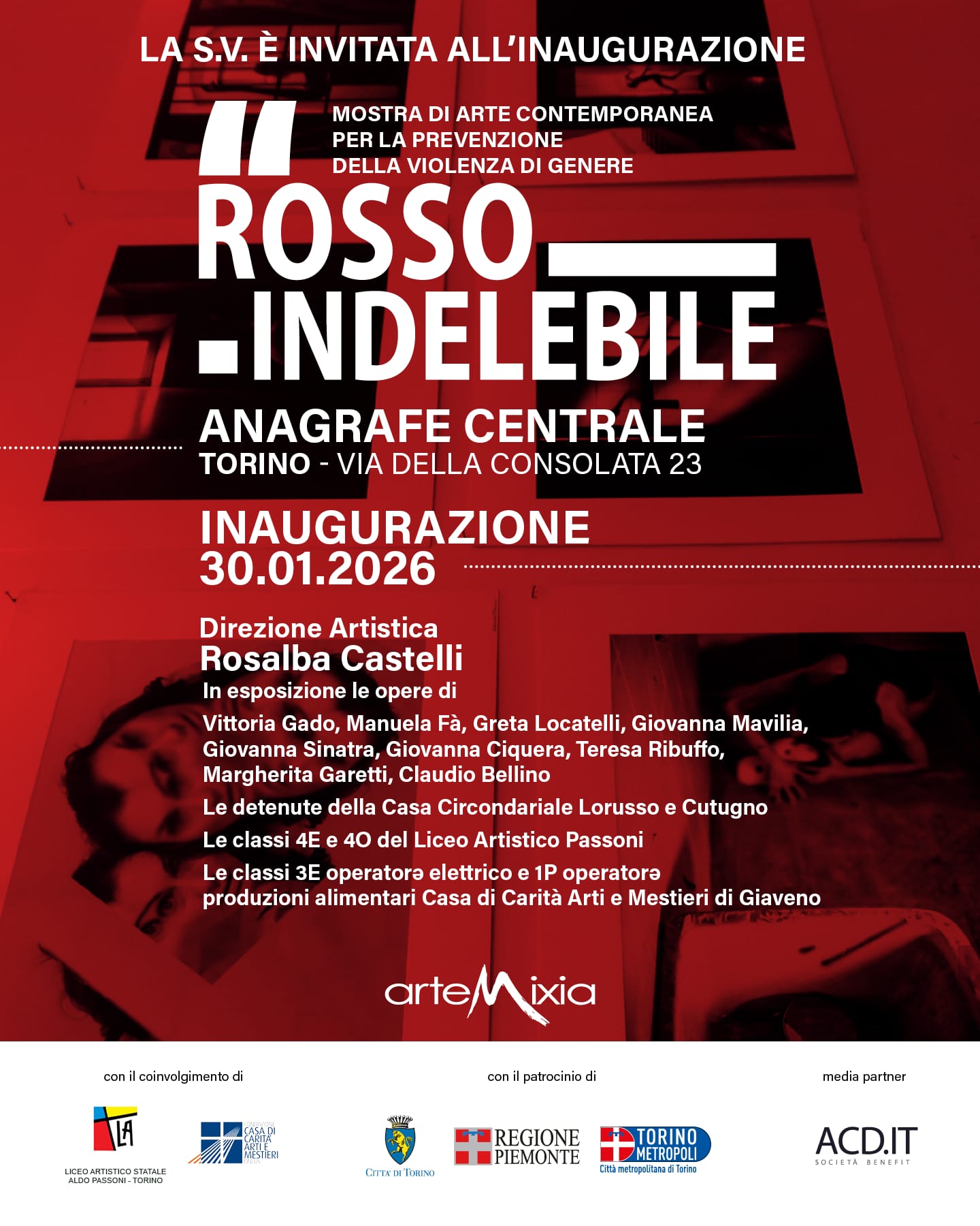 Mostra Rosso Indelebile