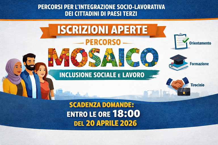 Iscrizioni aperte per il percorso MOSAICO.png