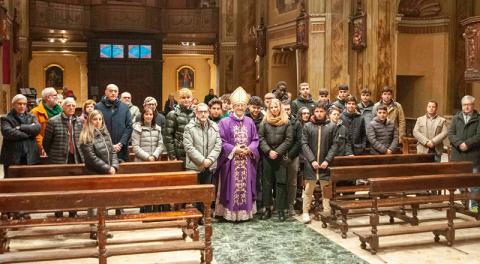 vescovo ivrea chivasso monsignor edoardo cerrato inaugurazione laboratori