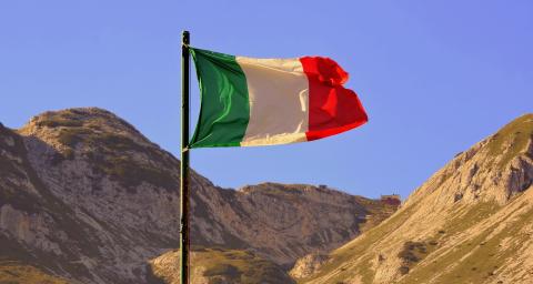 bandiera italia anniversario liberazione