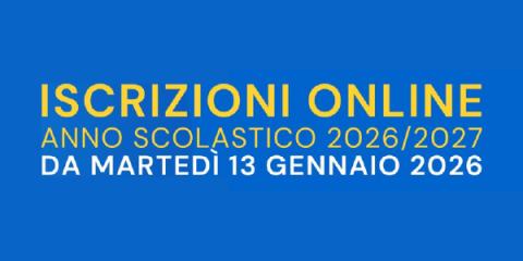 Immagine news iscrizioni online 2026