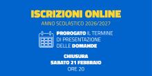 News proroga iscrizioni online