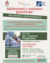 Locandina Centro per le famiglie Novara