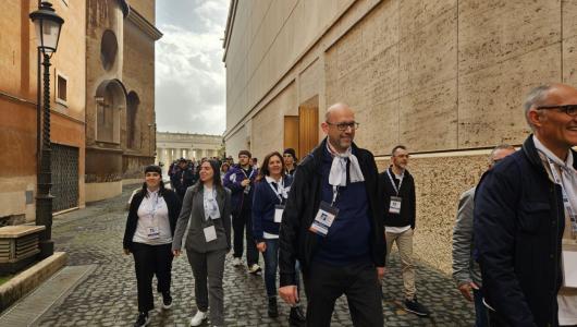 Incontro Papa Francesco casa di carita roma